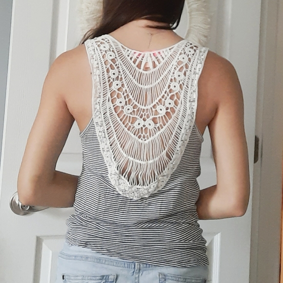 Boho Striped Tank - Picture 1 of 5